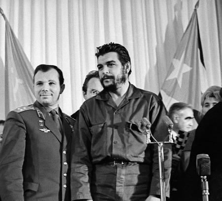 Юрий Гагарин и Че Гевара в Москве